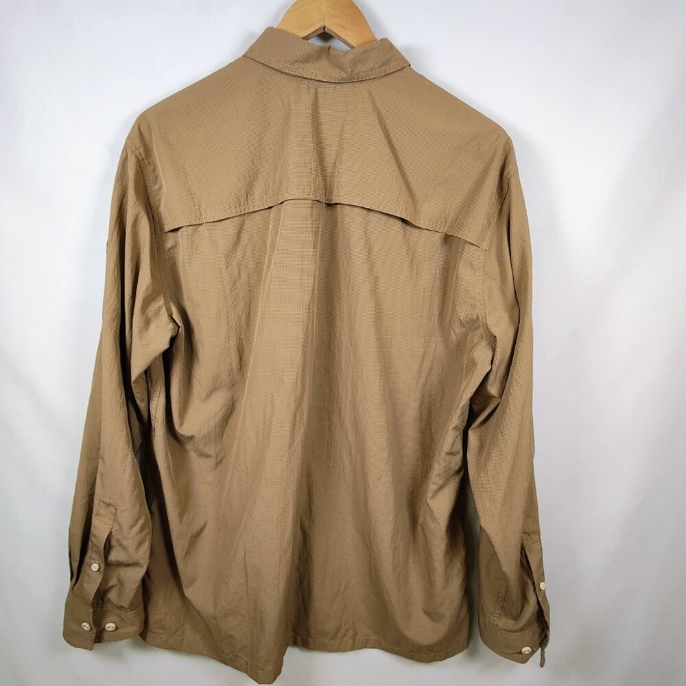 Eddie Bauer Men's XL Long‎ Sleeve Button Down Fishing Shirt - Picture 2 of 11